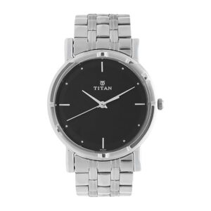 Titan Karishma Analog Black Dial Men's Watch -NM1639SM02 / NL1639SM02